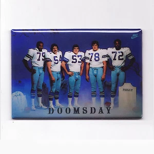 DALLAS COWBOYS DOOMSDAY DEFENSE 2" x 3" POSTER MAGNET costacos martin - Picture 1 of 5