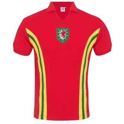 Official FAW Wales Football Shirt Number 10 on Rear Retro UK Size Medium