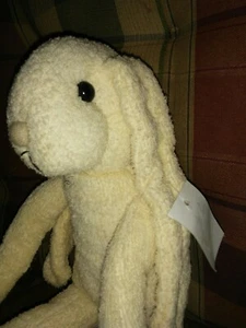18" Darice Terry Cloth Stuffed Bunny - Picture 1 of 5