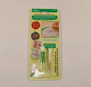 Clover Embroidery Stitching Tool and Needle Threader - Punch Needle Embroidery - Picture 1 of 3