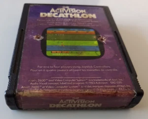 Jeu Atari 2600 "Decathlon" version SECAM en loose (N°6779P) - Imagen 1 de 3