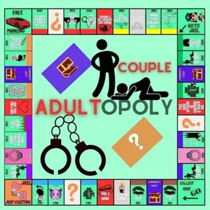 Paare Spielbrett Adultopoly Paar Erwachsene Date Nacht Geburtstag Geschenk Requisite Spielzeug UK - Bild 1 von 11