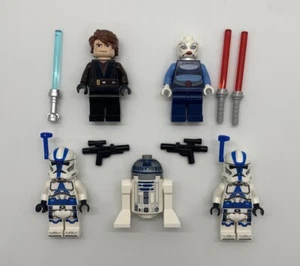 LEGO Asajj Ventress Anakin Clone Trooper Minifigure Lot Star Wars Army Builder - Picture 1 of 1