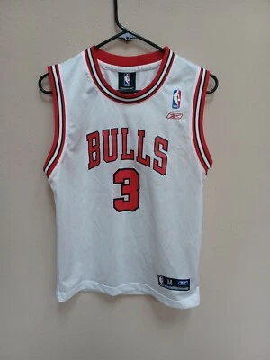 Camiseta deportiva Reebok NBA Baloncesto Chicago Bulls Ben Wallace #3 Niños Jóvenes M Foto 1 de 4