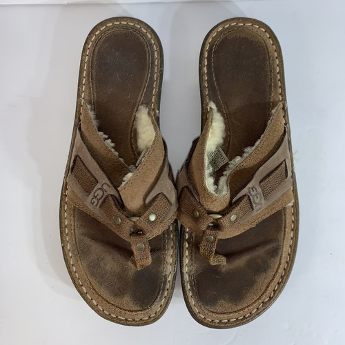 Sandali donna pelliccia Uggs taglia 9 UGG 1629 USATI IN OTTIME CONDIZIONI