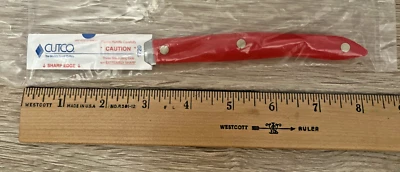 CUTCO CUTLERY CUTCO 1720 RED -- KITCHEN PARING KNIFE STRAIGHT EDGE -- VOLUME DISCOUNT