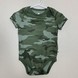 Baby Gap Brannan's Favorites Short Sleeve Bodysuit Green Camo Boys 6-12 months