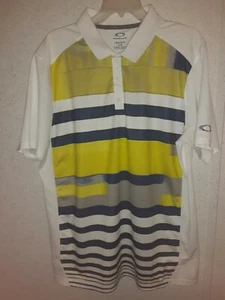 Oakley Golf Polo Shirt Mens Size Large L - Picture 1 of 6