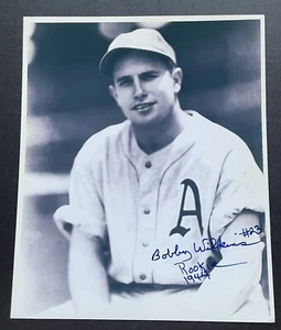 *RARO* BOBBY WILKINS ~ Foto Firmada Brillante 8x10 de A (d. 2010) SHREVEPORT, LA - Imagen 1 de 4