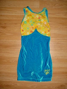 Girls Gymnastic-Dance-Tumbling-Ice Skating Skate Leotard Bodysuit Costume-M - Picture 1 of 1