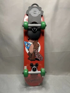 Kryptonics Locker Board Skateboard 22" x 5.75", Cali Bear NEW SEALED - Picture 1 of 7