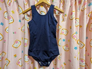120 ^_^Japanese SchoolGirl Swimsuit. Navy. Excellent~Perfect! Length 62㎝. - Picture 1 of 8