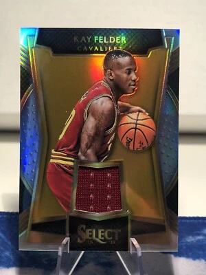 2016-17 Panini Select Rookie Swatches Orange Prizm KAY FELDER /60 Cavaliers #23 - Image 1 of 2