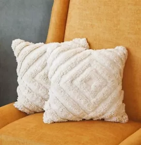 Tufted Boho Throw Pillow Cover Decorative Geometric Cushion sofa cushion cover - Picture 1 of 1