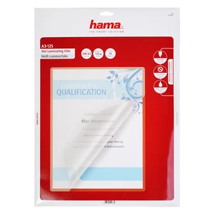 Hama 25x Laminierfolien DIN A3 2x 125 Mic glänzend Laminiertaschen Laminiergerät - Bild 1 von 4