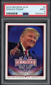 2016 Leaf Decision Donald Trump #6 (PSA 9) - Picture 1 of 1