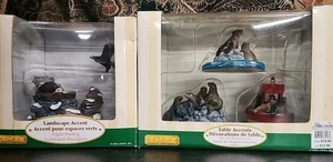 Lot of 2 Lemax Village Collection 2003 -  "Sea Lion Resort" and "Eagles Feeding" - Picture 1 of 9
