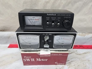Pair Of Radio Shack SWR Power Meters - Zdjęcie 1 z 5