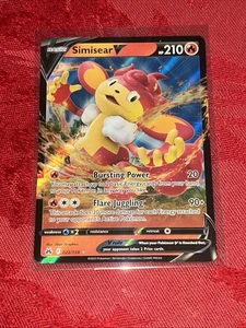 Holo Pokémon - Simisear V - Crown Zenith 022/159 Holo Ultra Rare - Picture 1 of 7