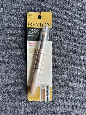 Revlon Brow Fantasy Eyebrow 2-in-1 Gel & Pencil, #104 - Dark Blonde - Image 1 of 2