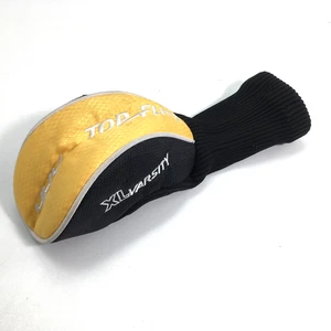 Top Flite XL Varsity 4HY Hybrid Golf Head Cover Black Yellow - Picture 1 of 9
