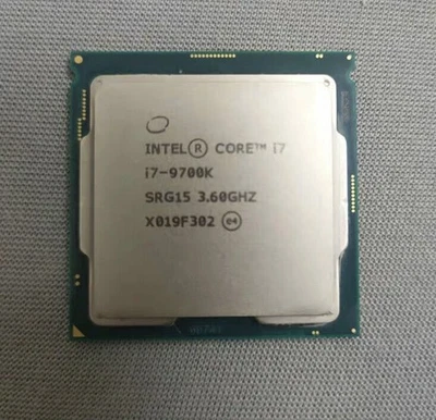 Intel Core i7-9700K CPU LGA1151 3.6GHz 95W Support ASUS ROG Strix Z390-I Gaming - Image 1 of 3