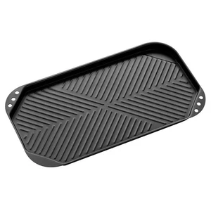 Halston Non Stick Large Food Kitchen Everyday Cooking Grill Pan Robust Iron - Picture 1 of 1