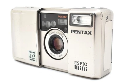 🌟EX+5🌟 Pentax  ESPIO Mini 75 Years 35mm Point & Shoot Film Camera From Japan - Image 1 of 4