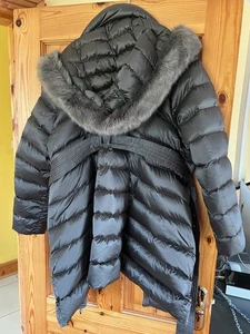 M&S Per Una Women's Down Winter Coat, Grey, X-Large size UK22 - Picture 1 of 8