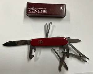 VICTORINOX Deluxe Tinker Swiss- New in Maroon Box - Picture 1 of 5