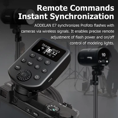 New E7 Non-TTL/HSS Wireless Flash trigger work for Profoto Air1 and Air2 System  - Image 1 of 4