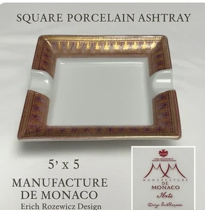 Designer Erich Rozewicz Manufacture De Monaco Porzellan Zigarren-/Zigarettenablage - Bild 1 von 8