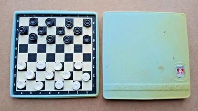 vintage road checkers on magnet ussr - Image 1 of 4
