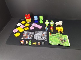 Minecraft Lot Mattel Creator Series Mcdonalds Lego 21102 FNAF Figures Minis