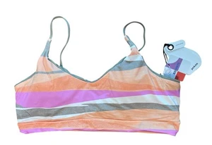 Bikini donna Prana cascate salice reversibile onde UPF arancione grigio grande - Foto 1 di 7