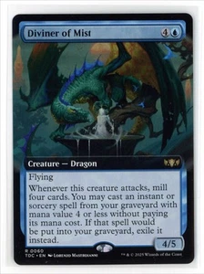 MTG TDC Diviner of Mist #60 arte extendido sin lámina - Imagen 1 de 2