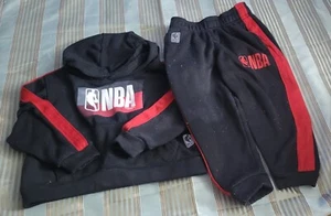 NBA 2 Piece Set Boys Size 4 Athletic Hoody And Sweaters.There Are Some Wears. - Picture 1 of 8