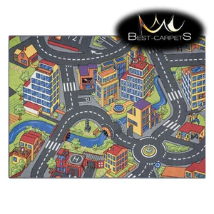 Modern durable 'REBEL ROADS' for children town city streets anti-slip grey - Picture 1 of 11