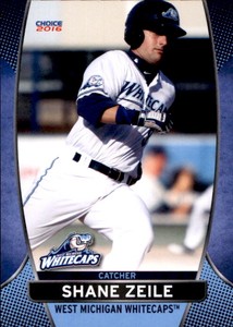 2016 West Michigan Whitecaps Choice #26 Shane Zeile Castaic California CA Card