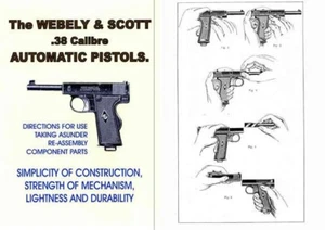Webley & Scott c1918 Automatic .38 Pistols - Picture 1 of 1