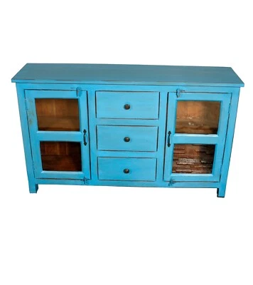 Reclaimed Solid Teak Wood Cabinet, Handcrafted & Extremely - Stunning. - Image 1 of 4