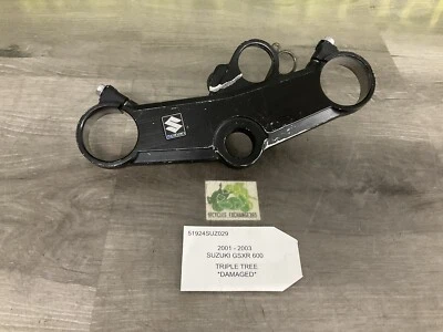 2001 2002 2003 SUZUKI GSXR600 GSXR 600 TOP TRIPLE TREE F43 - Image 1 of 4