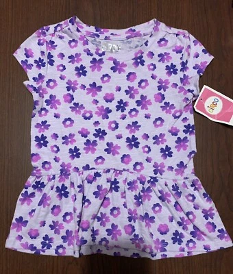 Camisa Circo Niñas Violeta Floral Talla XS 4/5 Foto 1 de 4