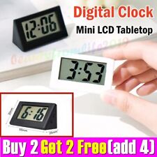 Car Dashboard Desk Alarm Clock and Digital Stopwatch with Flexible Stand UK