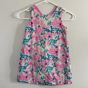 Tommy Bahama Dress Kids 5 Floral Multi Sleeveless Tropical Vacation Beach - Picture 1 of 11