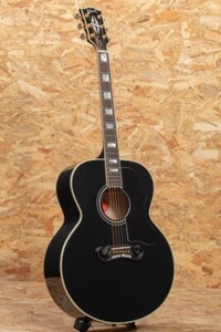 Gibson SJ-200 Custom Ebony 2023 Acoustic Guitar - Picture 1 of 9