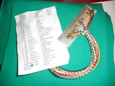 Anschlupadapter Jamma mit Belegungsplan für TV - Spielautomaten