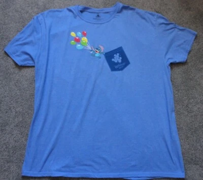 Camiseta Parques Disney D23 Expo Mejor Día de la Historia Camiseta Gráfica Mickey Stitch Talla 3XL Foto 1 de 3