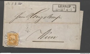 Preussen,Nr.8,EF,Nr.o,829 = Lennep..Marke mit Mängel (102 - Picture 1 of 3