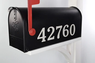 Números de dirección magnéticos para buzón puerta garaje puerta entrada 3 1/8" alto Foto 1 de 2